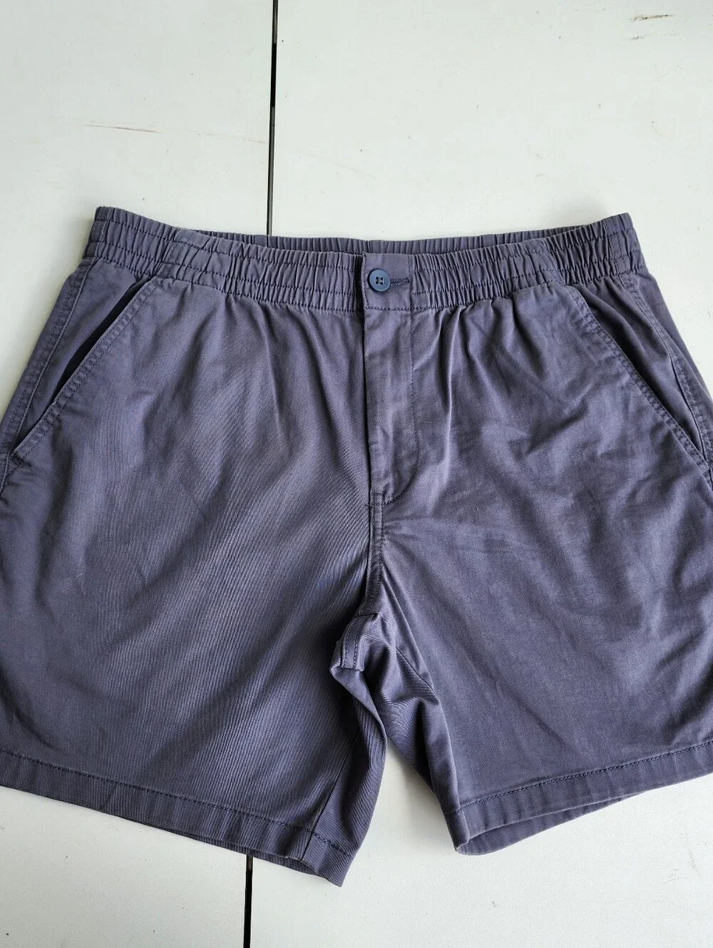 Member's Mark Men's Cotton Pull-On Short, 7-inch Inseam, Relaxed Fit Gray L